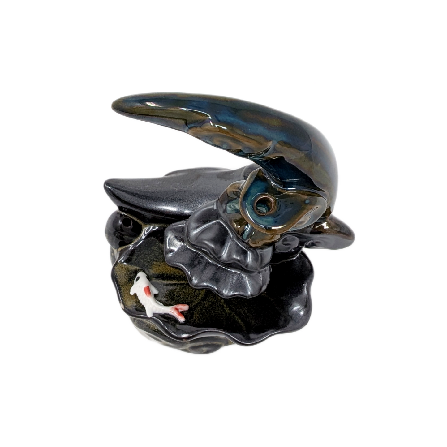 Koi & Moon Backflow Incense Burner