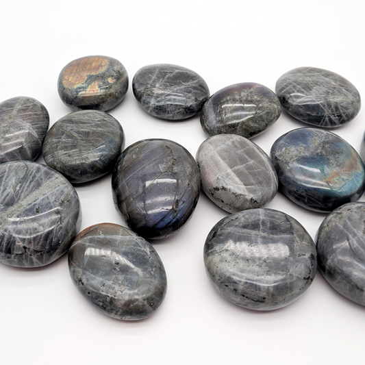 Purple Labradorite Palm Stone