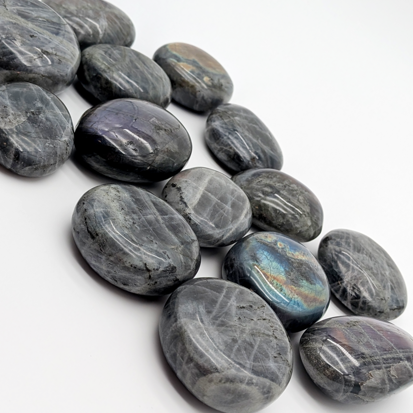 Purple Labradorite Palm Stone