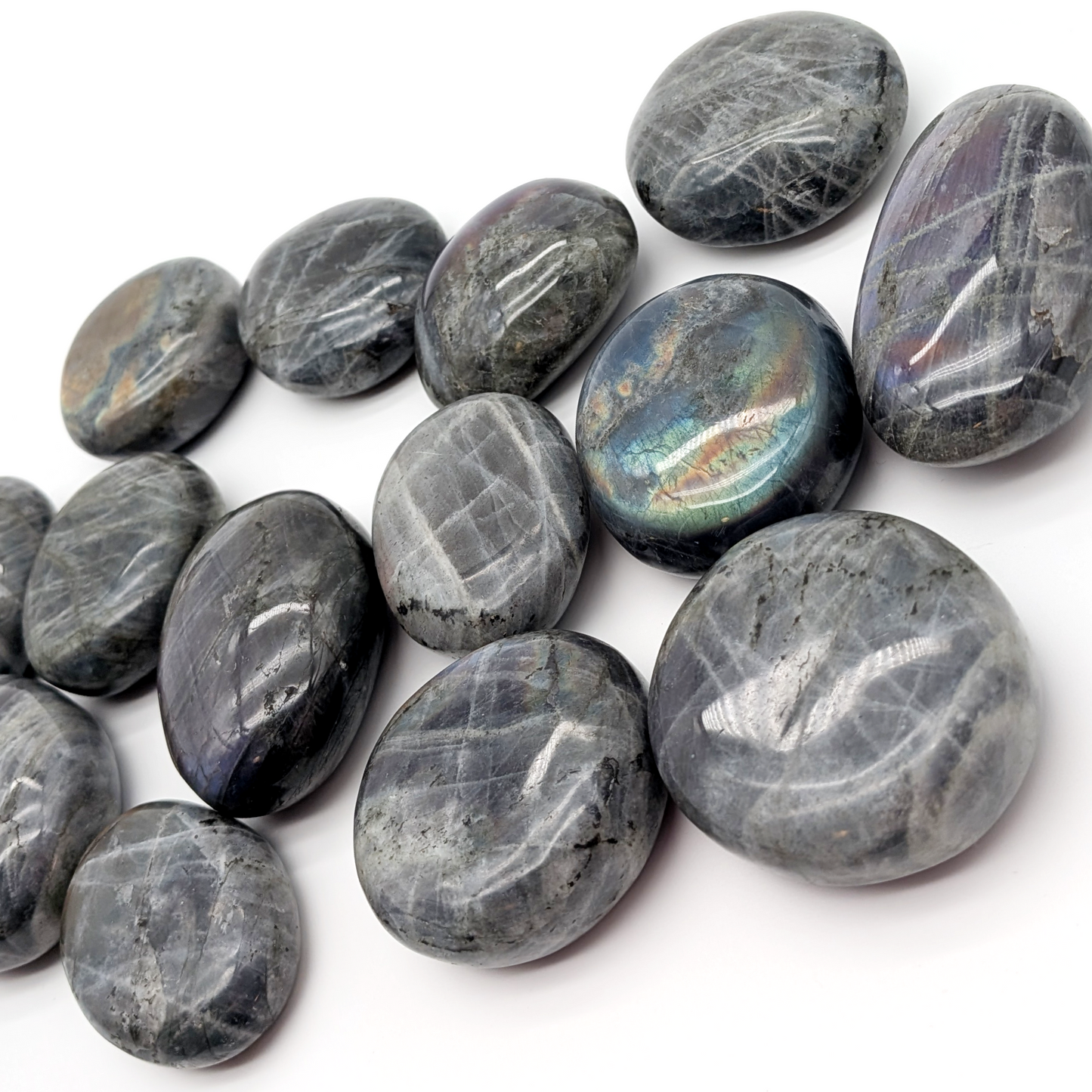 Purple Labradorite Palm Stone