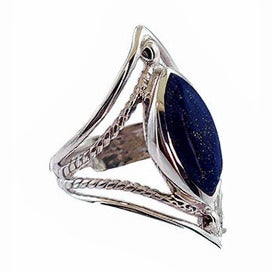 Lapis Lazuli Gem Gallery Ring