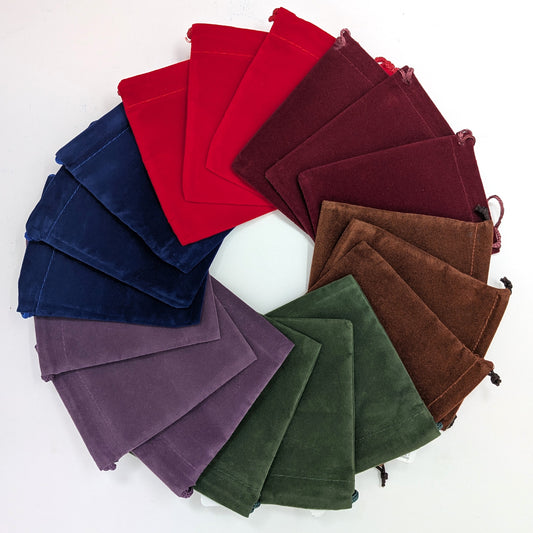 Velvet Drawstring Pouch 3in x 4in