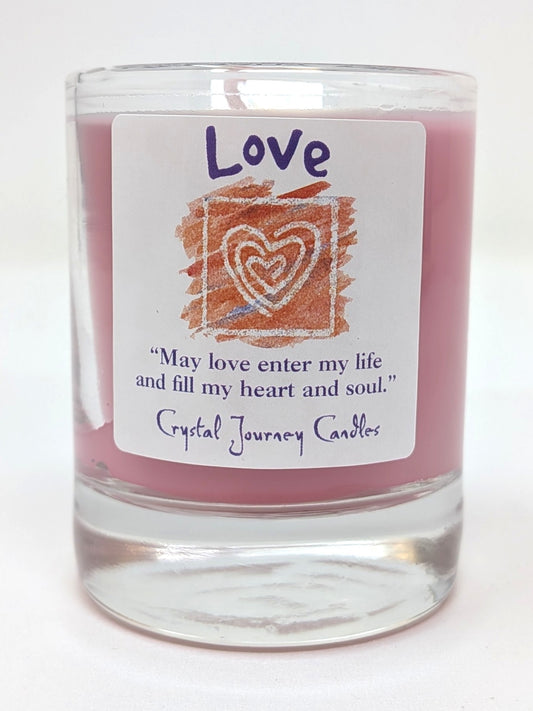 "Love" Soy Votive