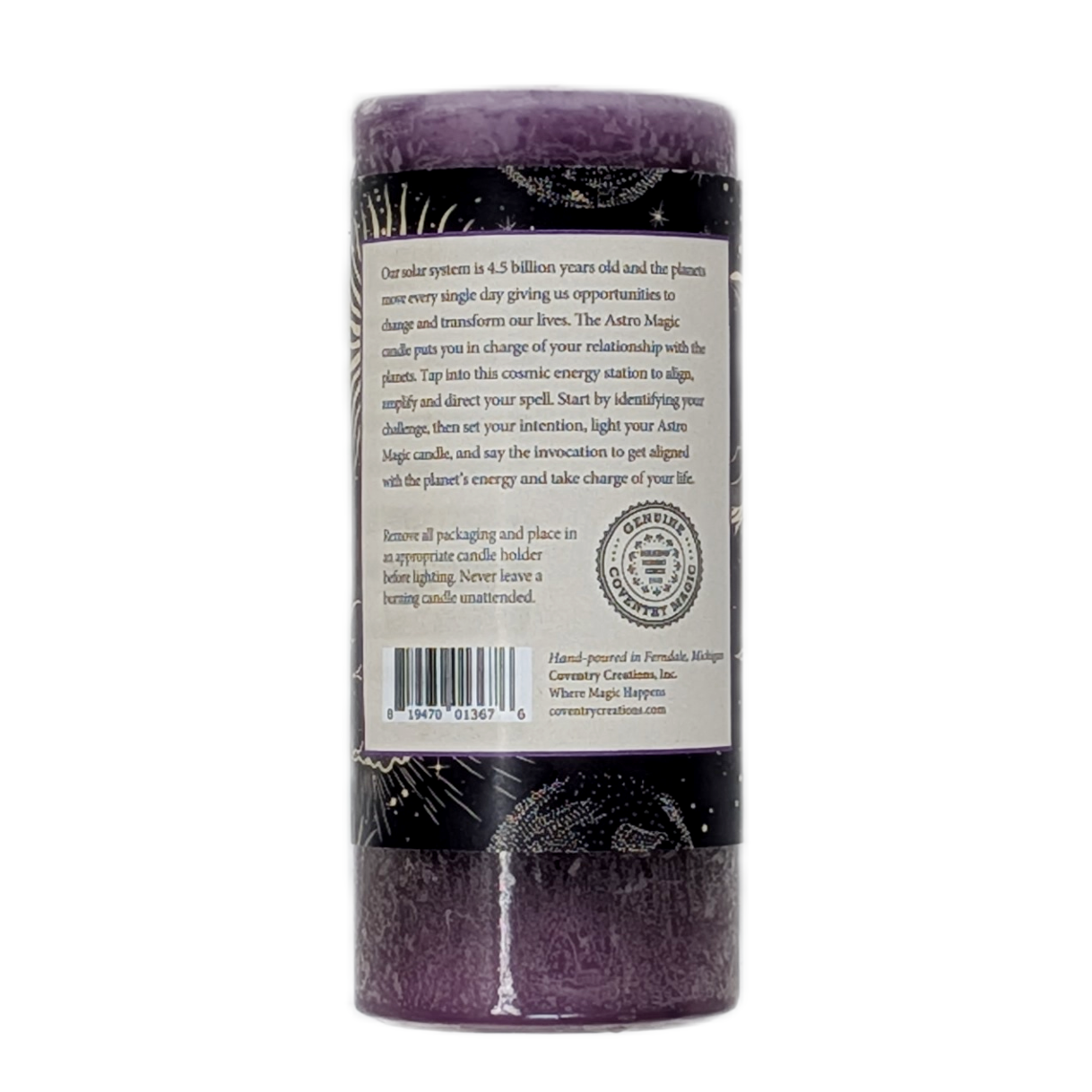 "Lucky Star" Jupiter Astro Magic Candle