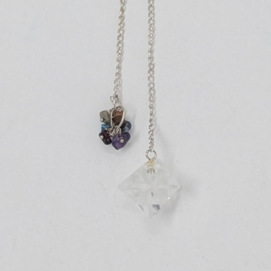 Clear Quartz Merkaba Pendulum