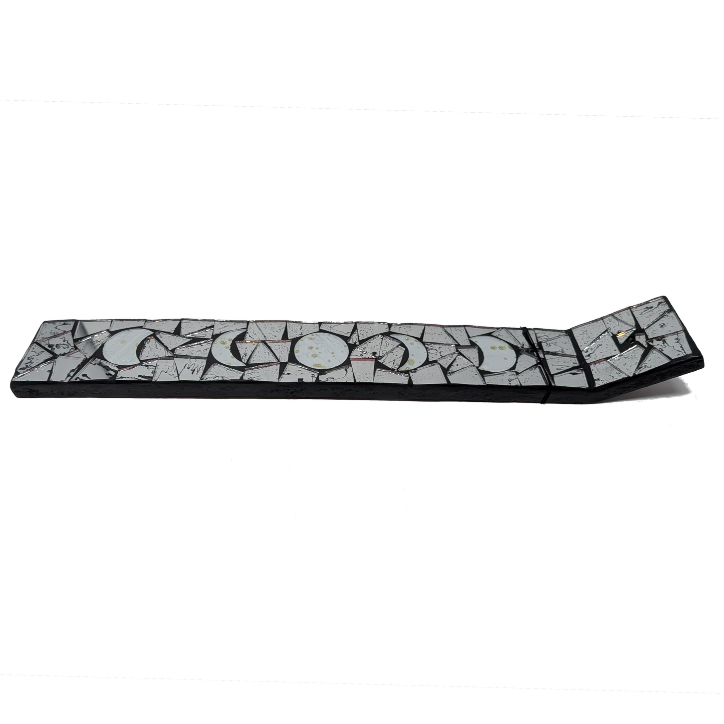 Moon Phase Burner with Mirrored Accents.