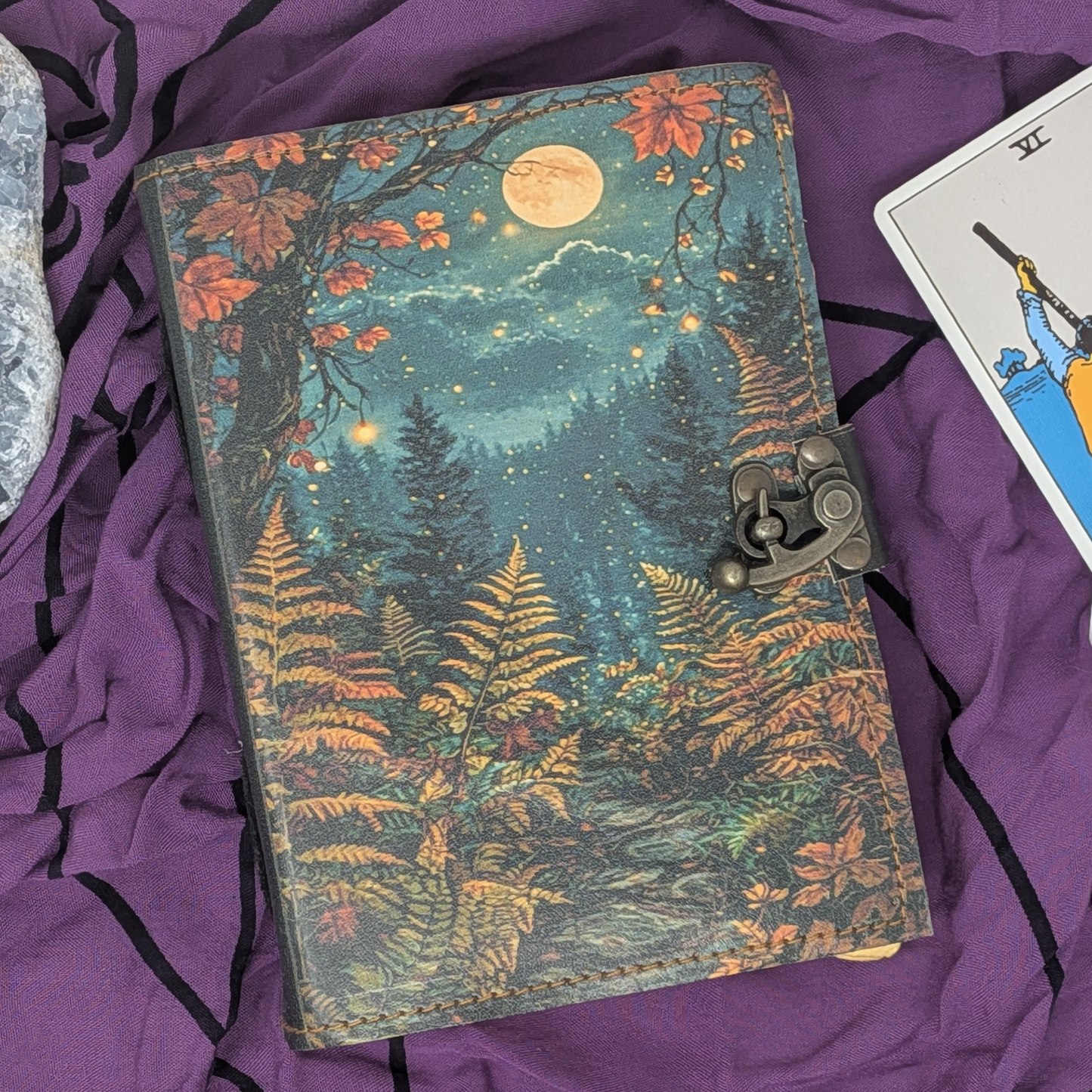 Nature's Light Printed Leather Journal