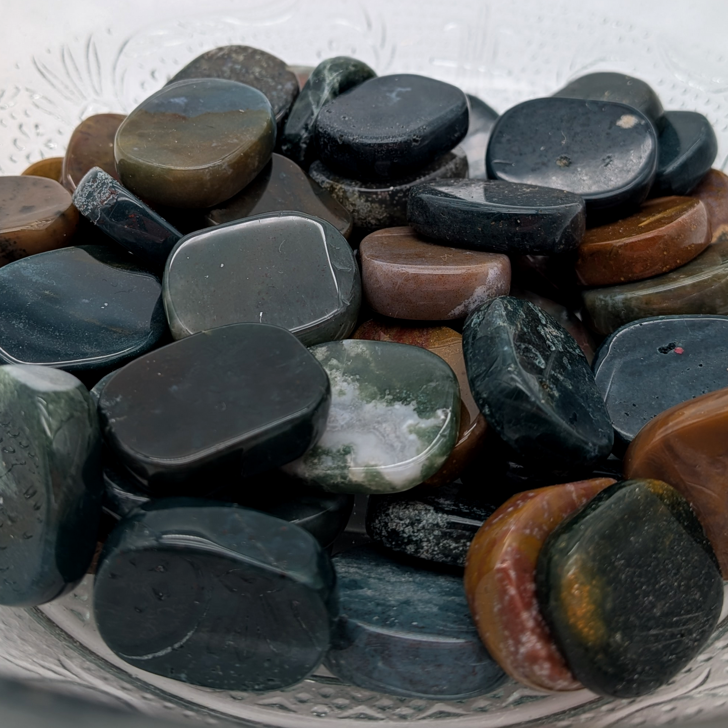 Ocean Jasper Smooth Stone