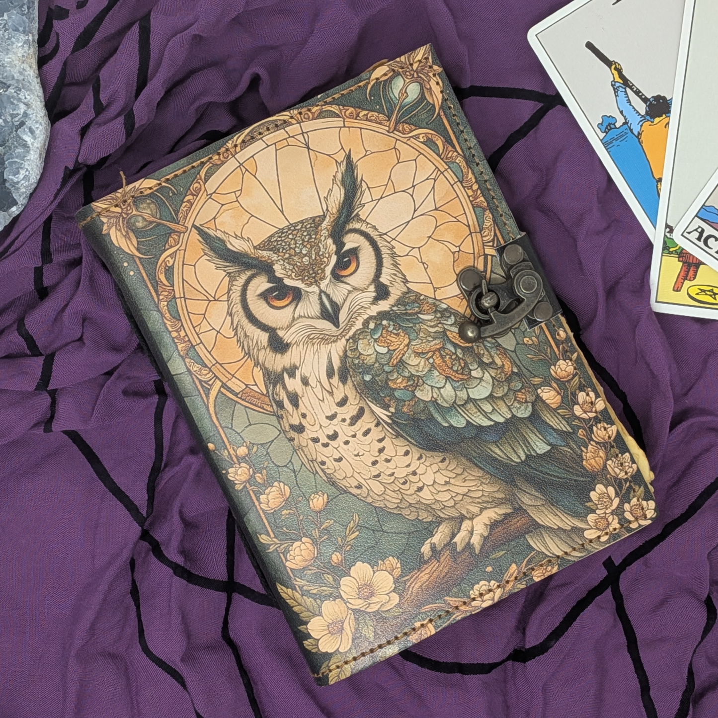 Owl Magic Leather Journal