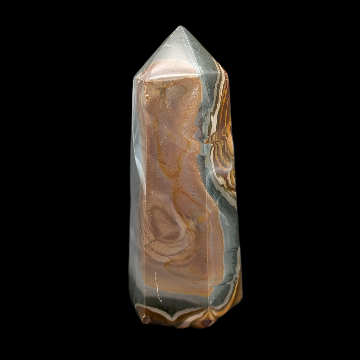 Polychrome Jasper Tower 6"