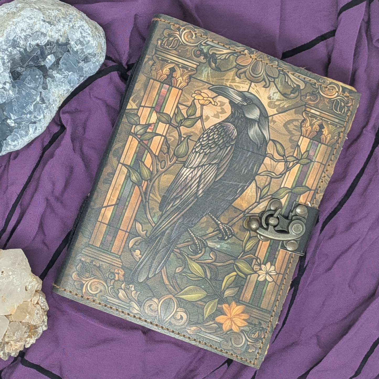 Pillar of Wisdom Printed Leather Journal