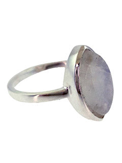 "The Marquesa" Rainbow Moonstone Ring.