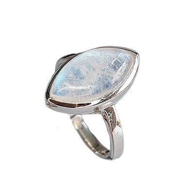 "The Marquesa" Rainbow Moonstone Ring.
