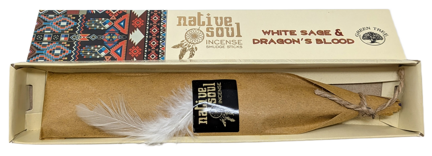 Native Soul White Sage & Dragon's Blood Stick Incense