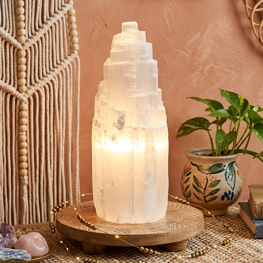 Selenite Lamps