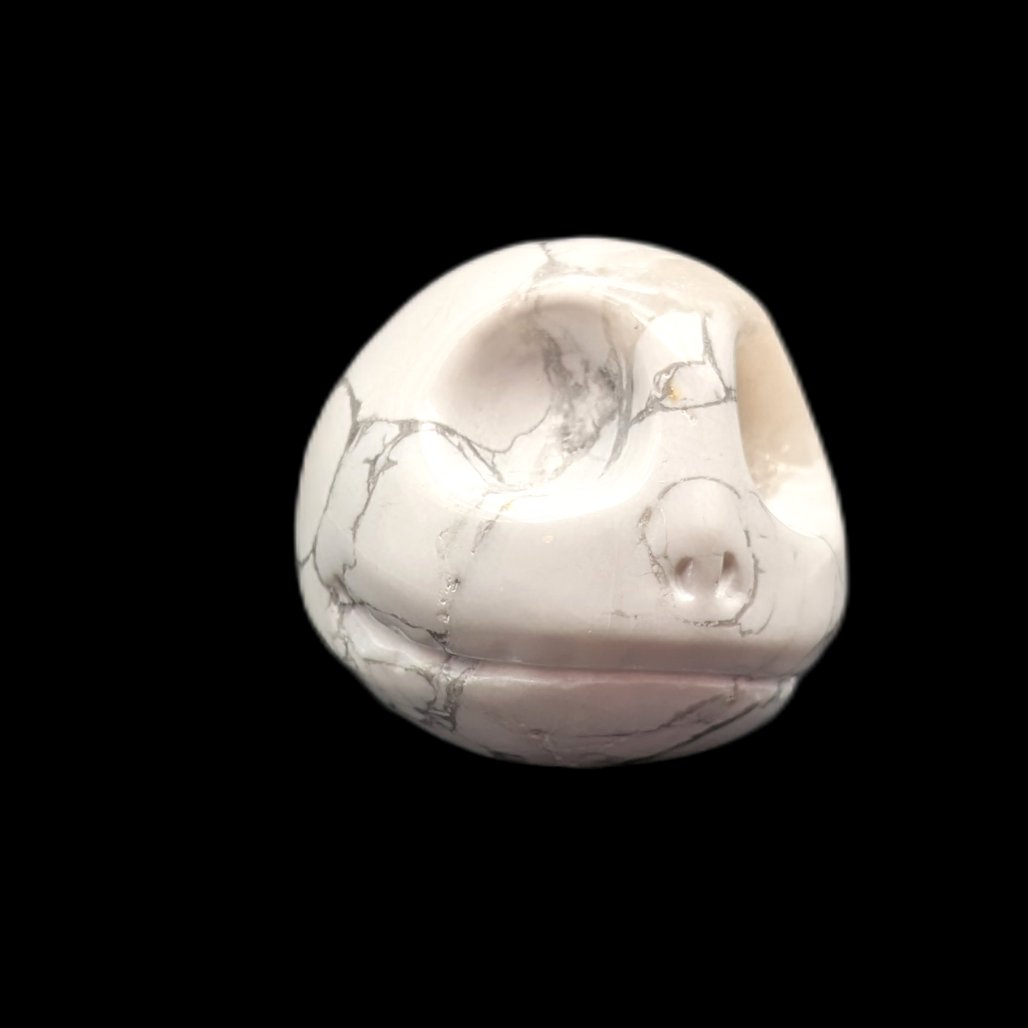 Skully White Howlite Skull