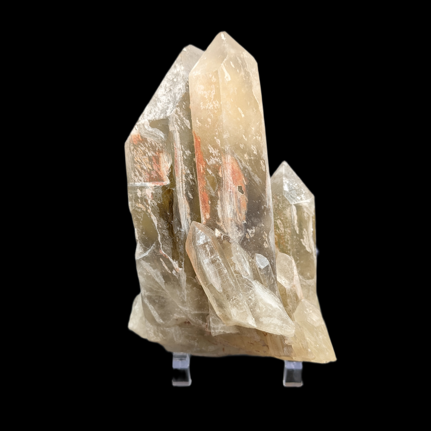 Smokey Citrine Point Cluster