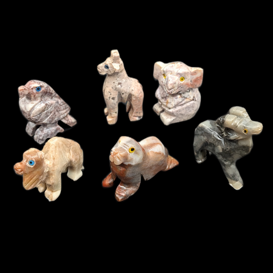 Soapstone Animals - Small