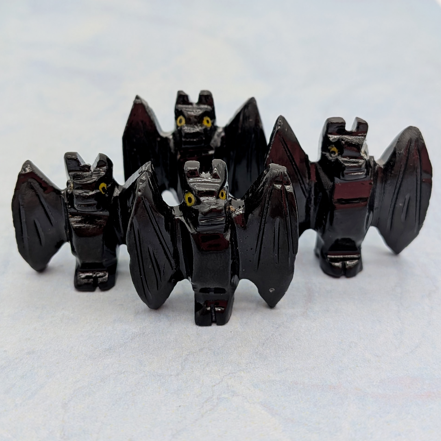 Black Onyx Standing Bat