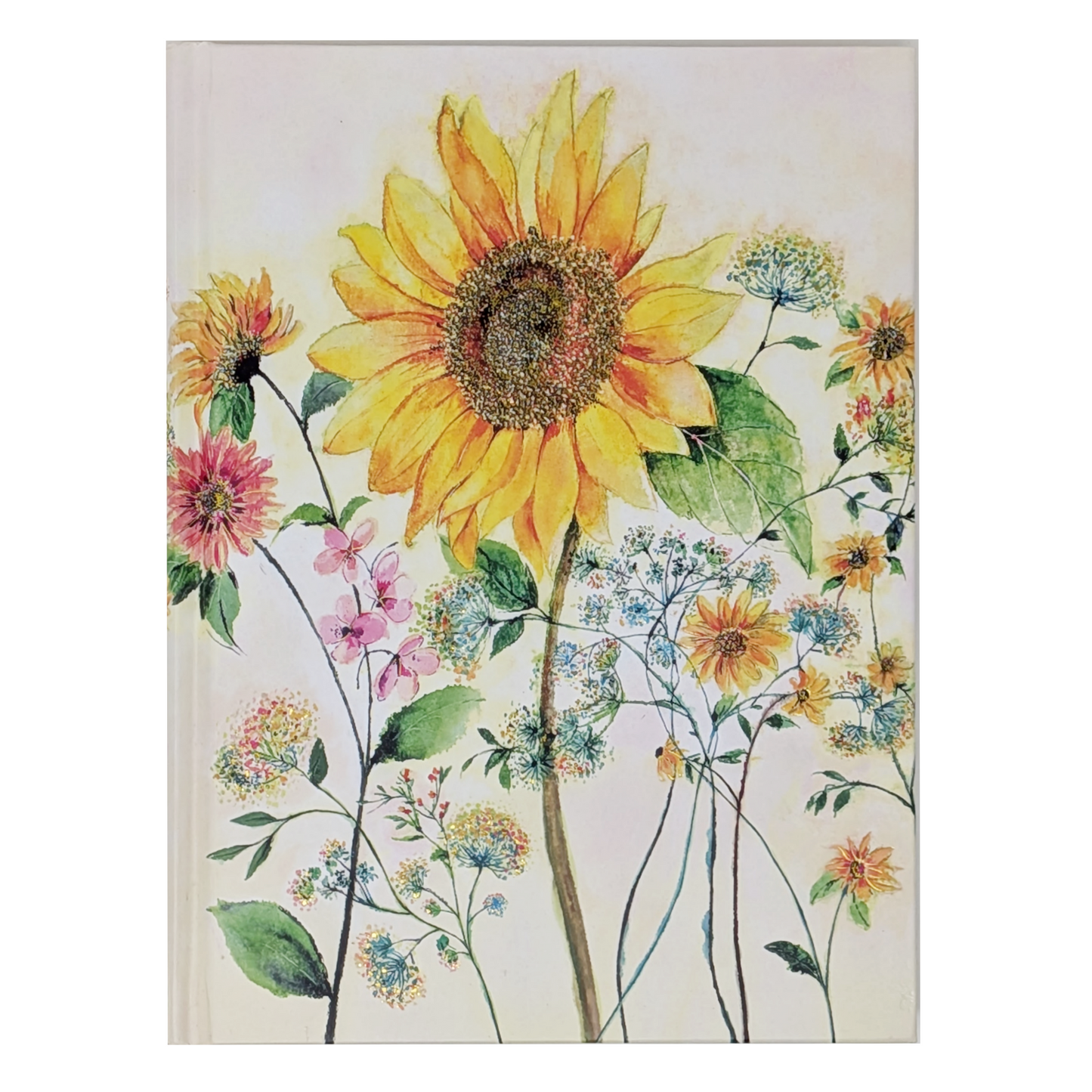 Watercolor Sunflower Journal
