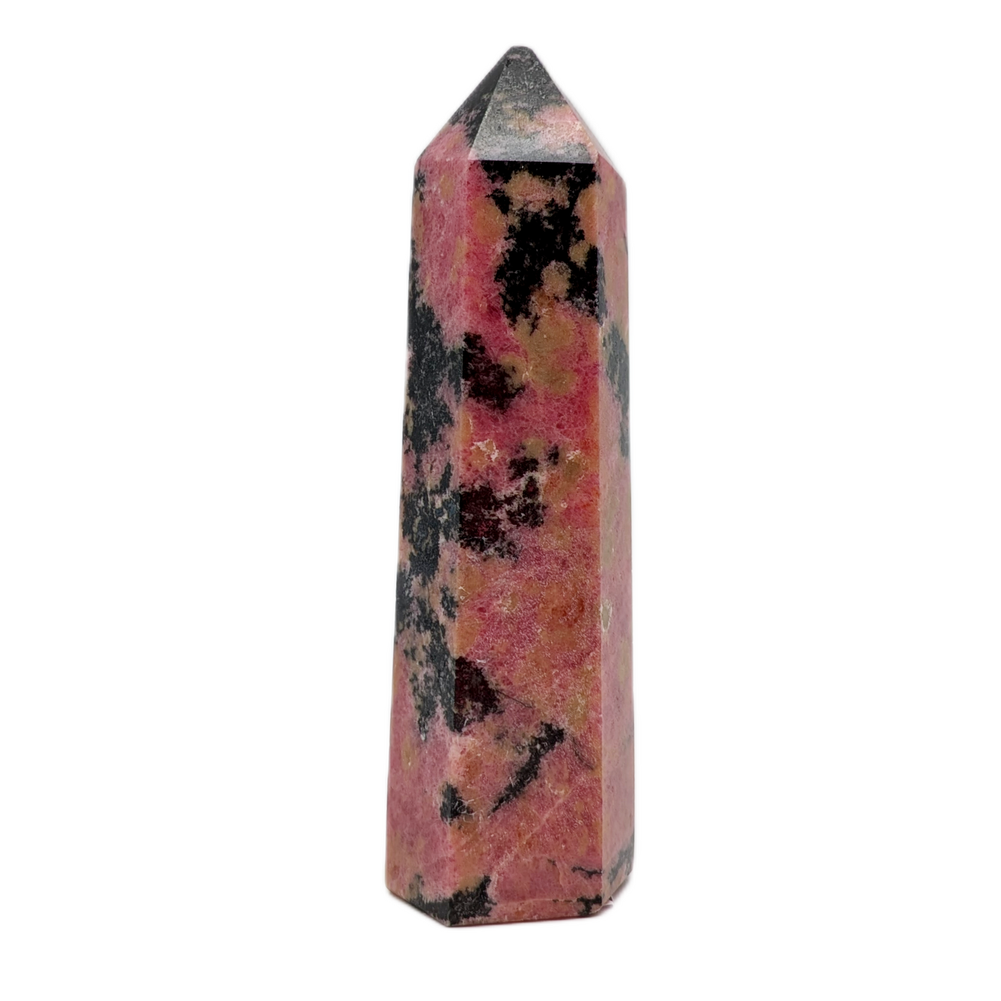 Sunset Rhodonite Tower