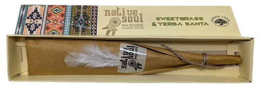 Native Soul Sweetgrass & Yerba Santa Stick Incense