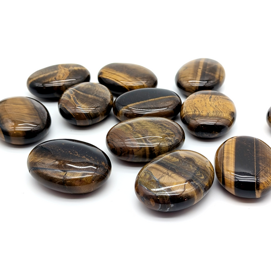 Tiger's Eye Palm Stone