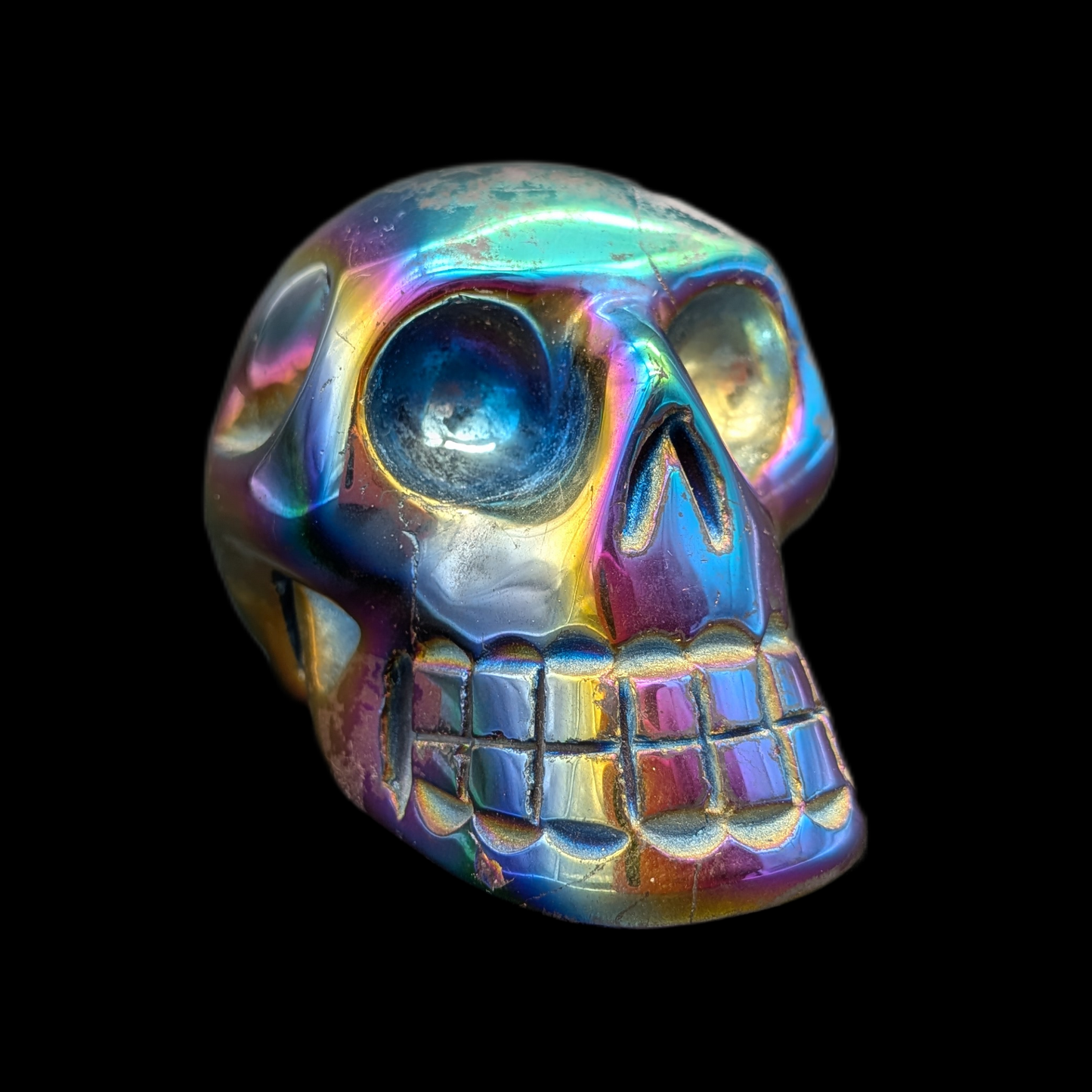 Titanium Quartz Skull