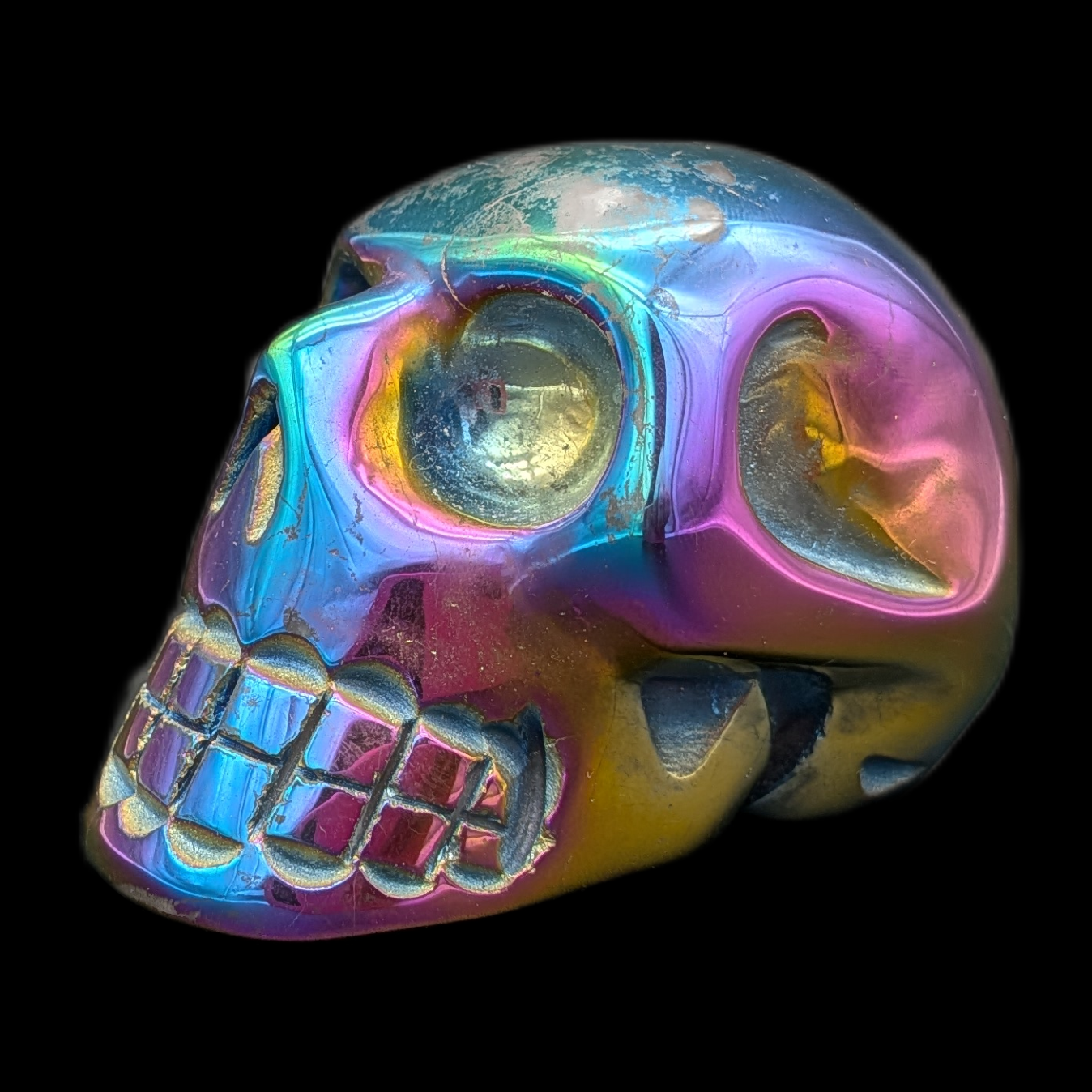 Titanium Quartz Skull