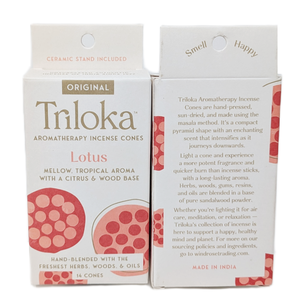 Triloka Lotus Cone Incense