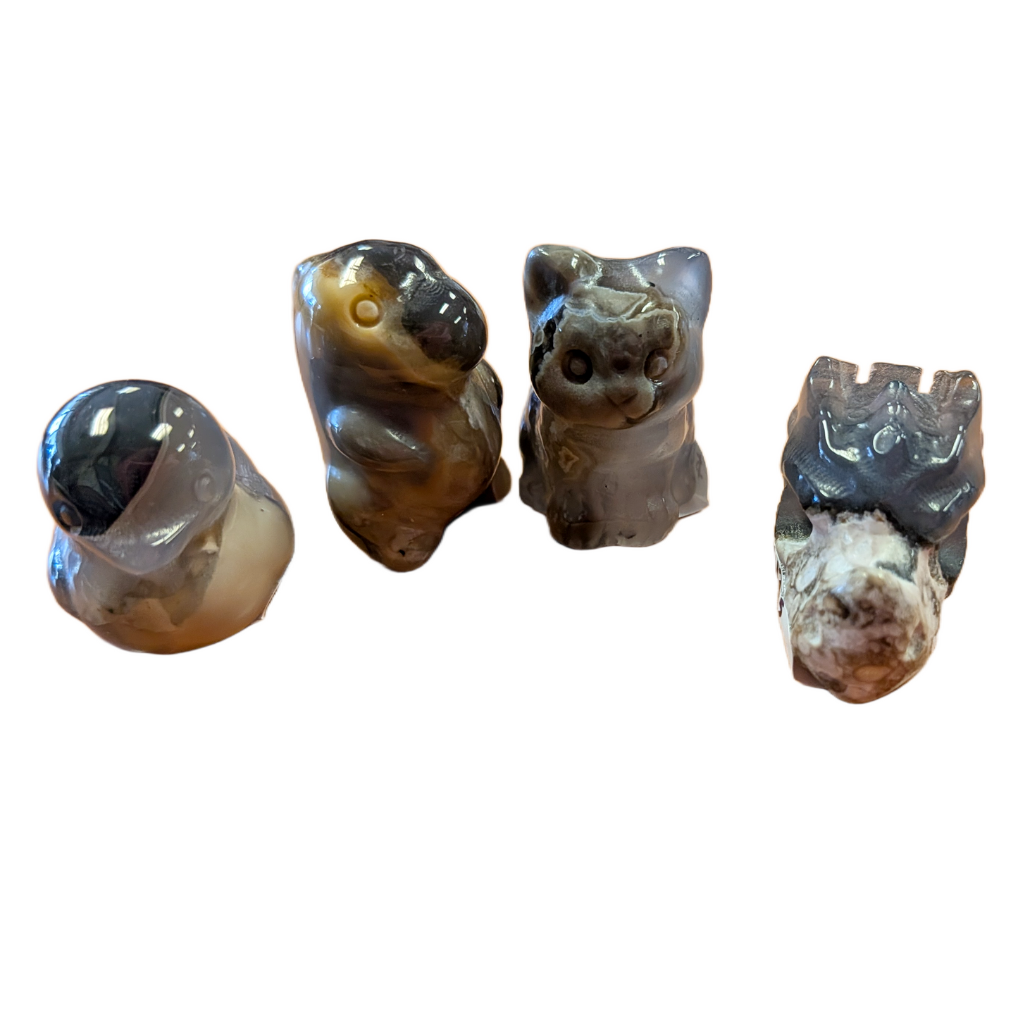 Mini Volcano Agate Carvings