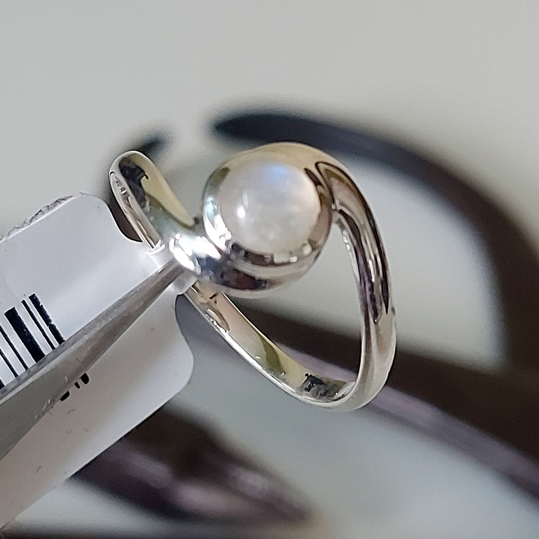 "Wrapped in Hope" Rainbow Moonstone Ring