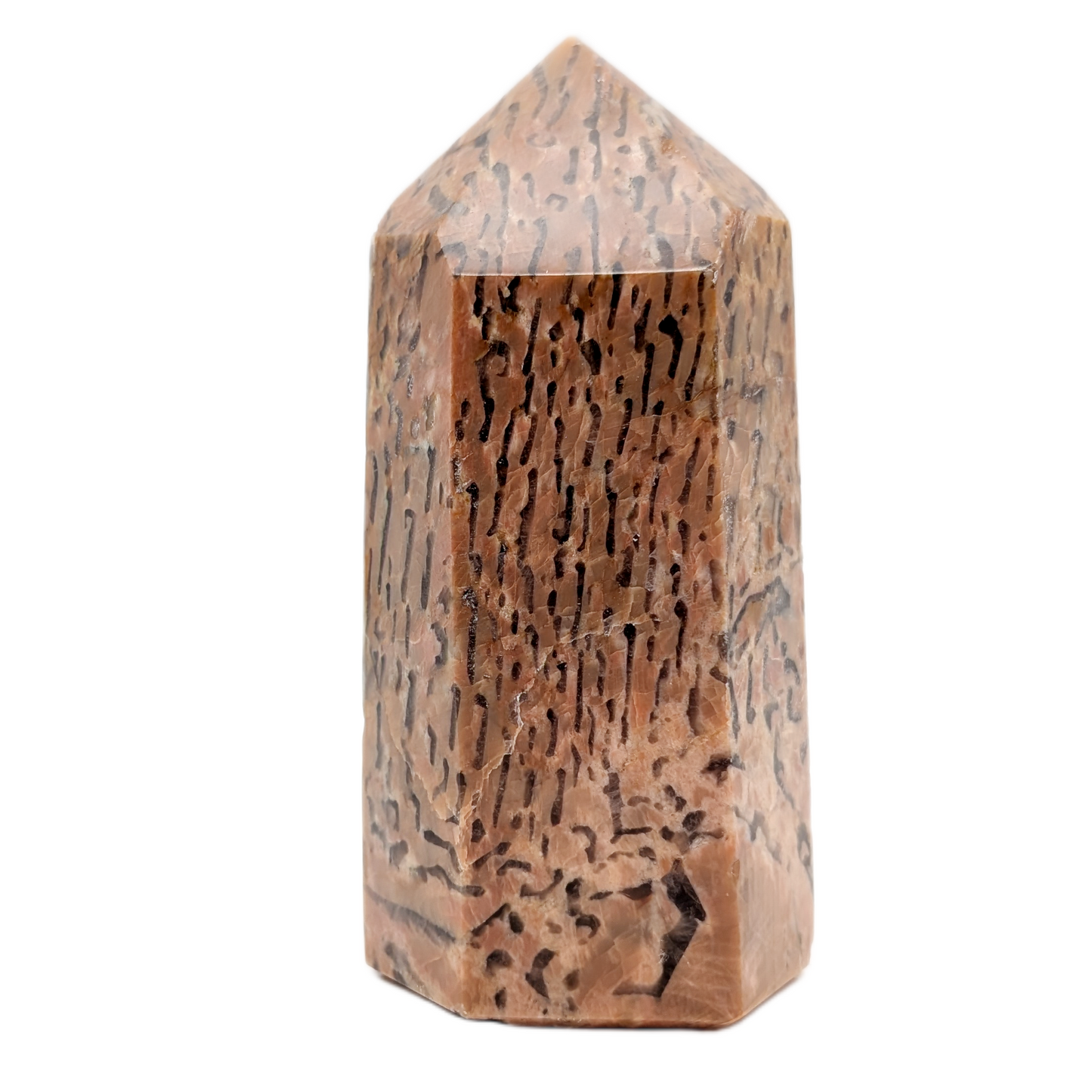 Zebra Moonstone Tower 4.5in
