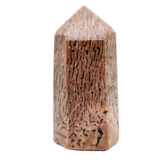 Zebra Moonstone Tower 4.5in